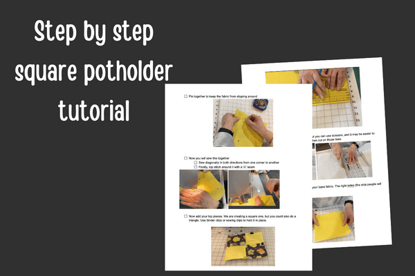 how to make a potholder