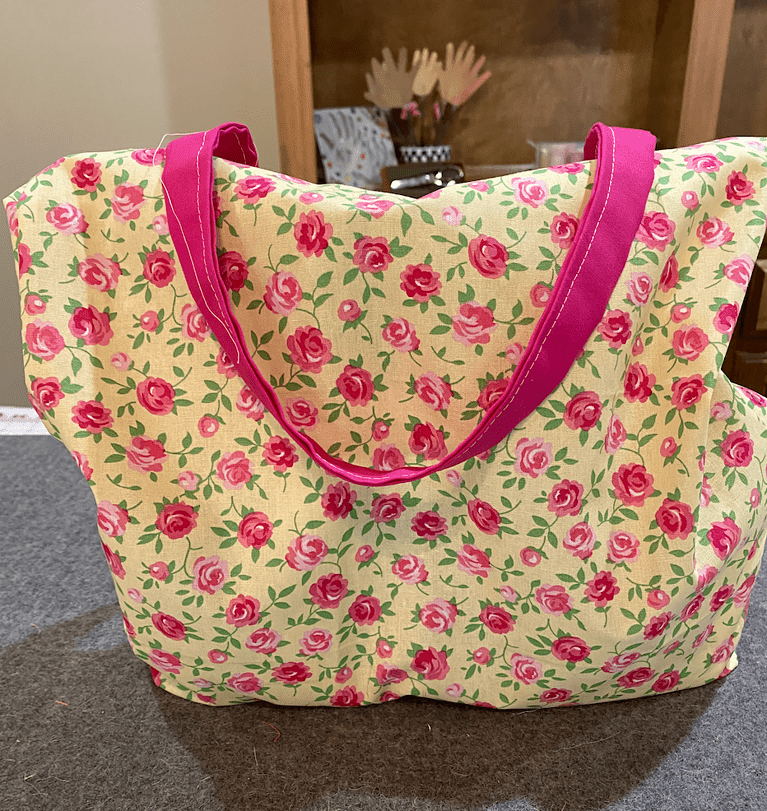 Tote bag sewing tutorial: easy DIY project