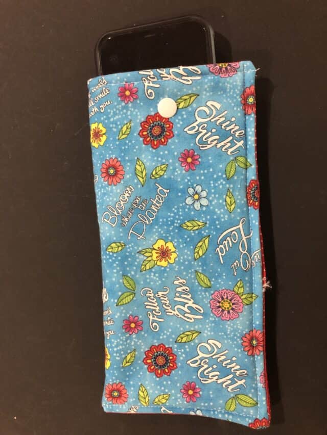 Fabric phone case pattern