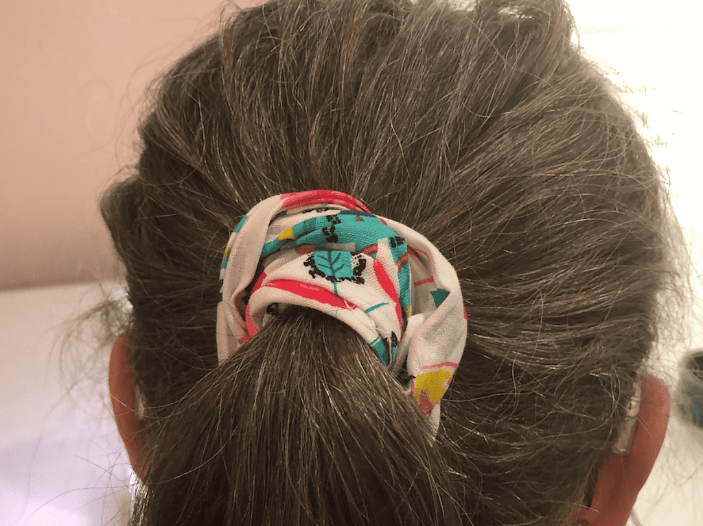 How to sew a hair scrunchie