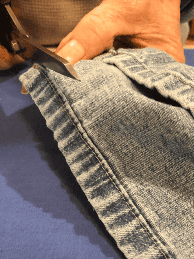 How to hem pants without sewing