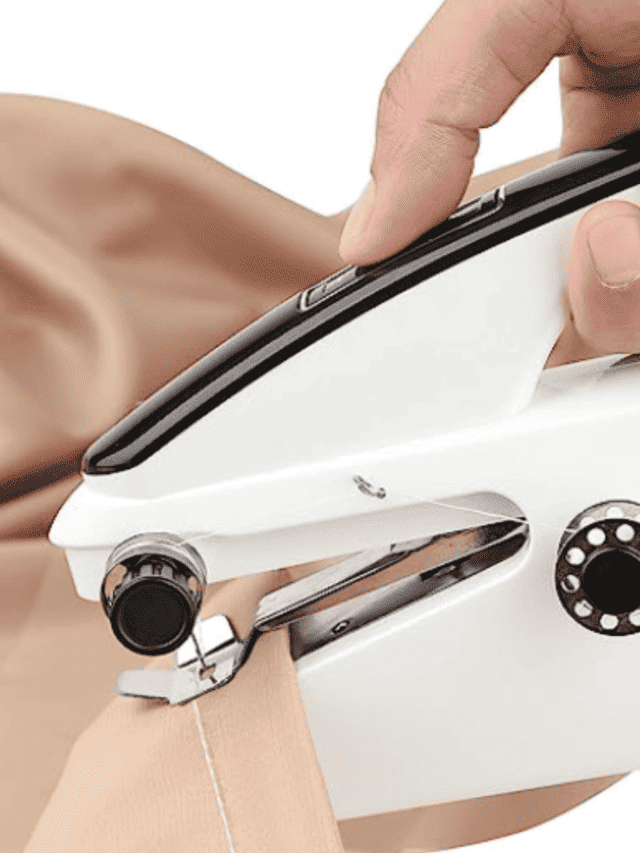 hand-held sewing machine