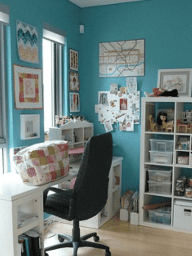 Sewing room decor inspiration  Sewing room inspiration, Sewing