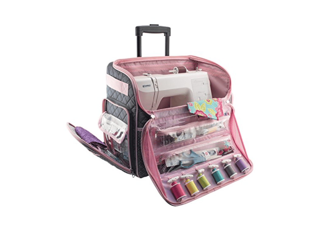 sewing case on wheels