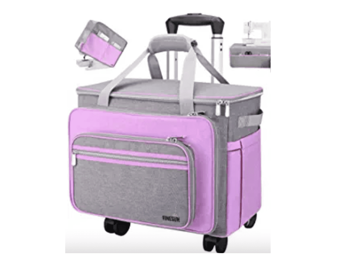 Portable Canvas Sewing Machine Carrying Case Bag, Giraffe By Janome