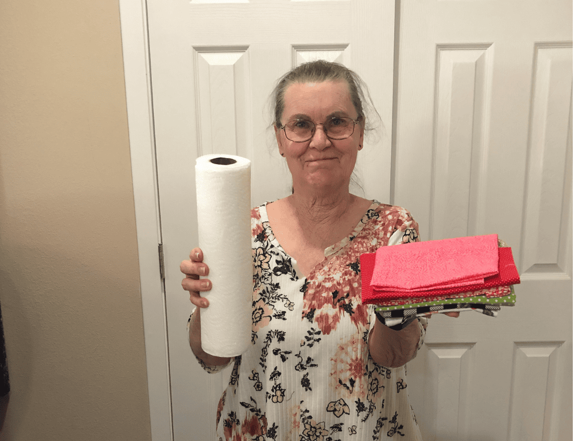 Unpaper Towels 30Minute Easy Sewing Project Nana Sews