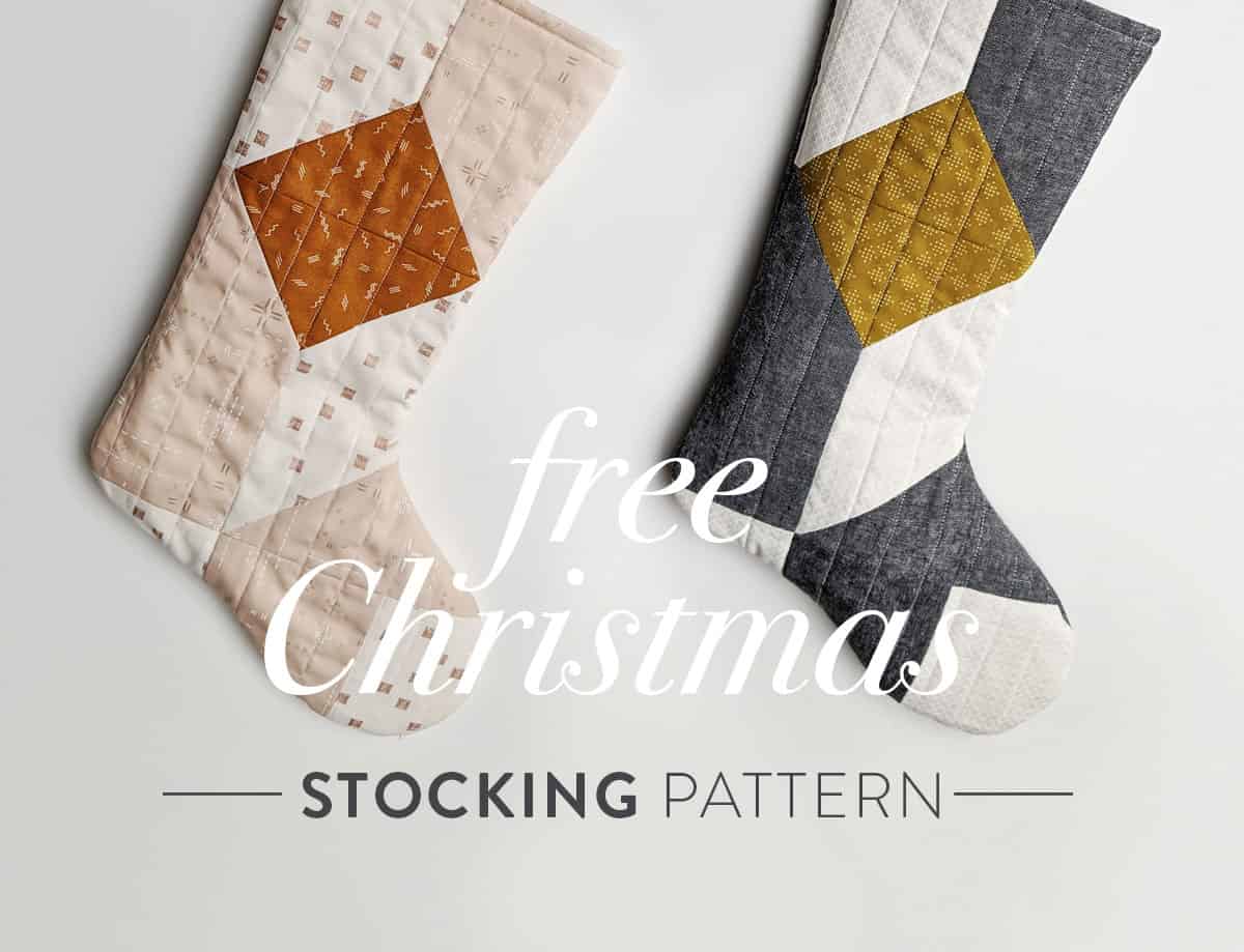 Easy Christmas Stocking Patterns - Nana Sews