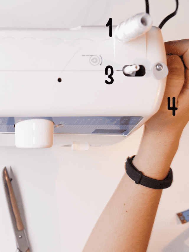 how to thread a sewing machine