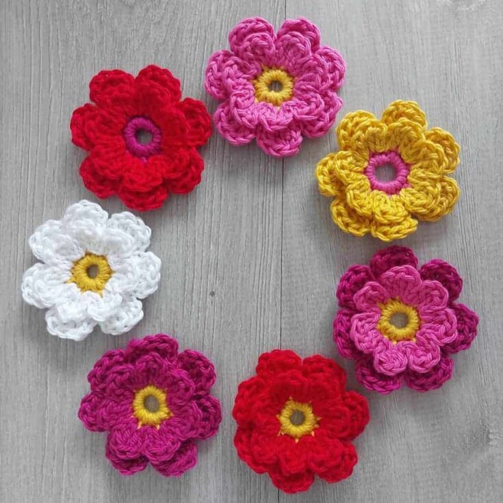 crochet flower patterns