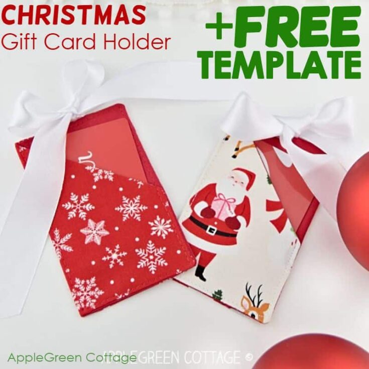 Image for Christmas Gift Card Holder - Free Template