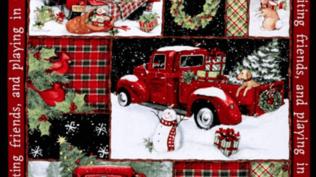 13 Christmas Fabric Panels for Easy Quilting Projects - Nana Sews