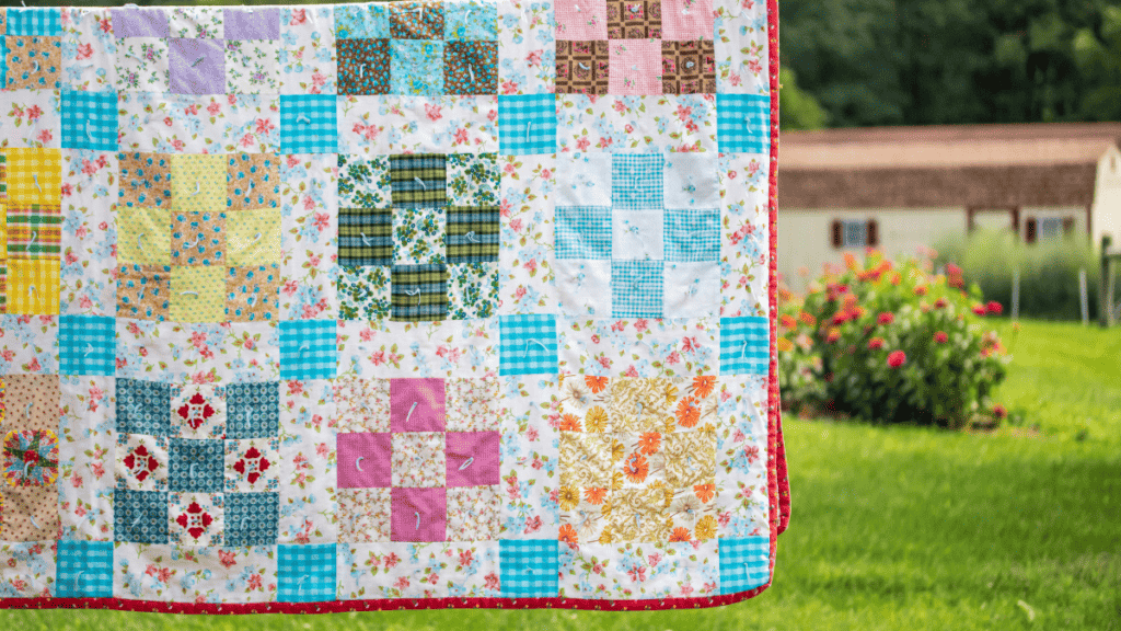 crib quilt size with a hanging quilt