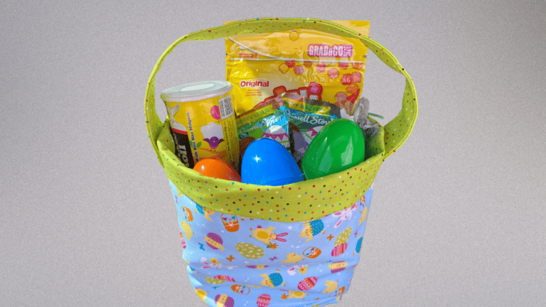 Easy Fabric Easter Basket In Only 30 Minutes