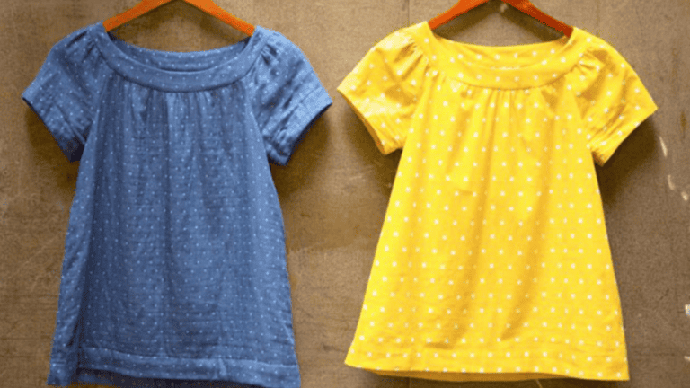 yellow and blue sailor shirt