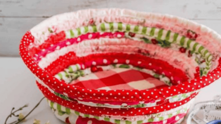 no sew fabric bowl