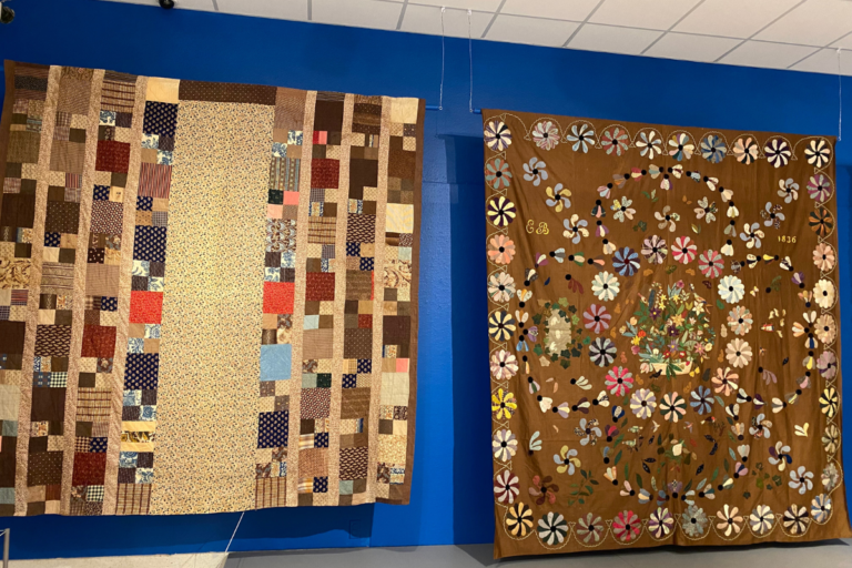 quilts from 18th and 19th century quilt exhibit