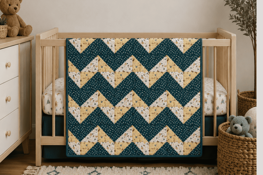 zig zag baby quilt pattern