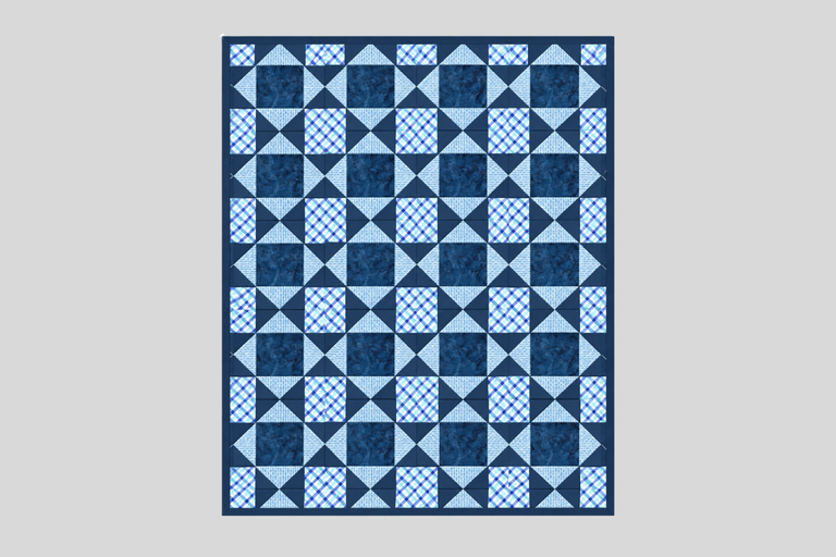 Triangle Baby Quilt Pattern