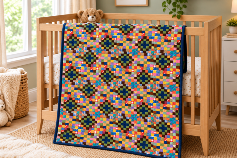 Scrap Fabric Baby Quilt